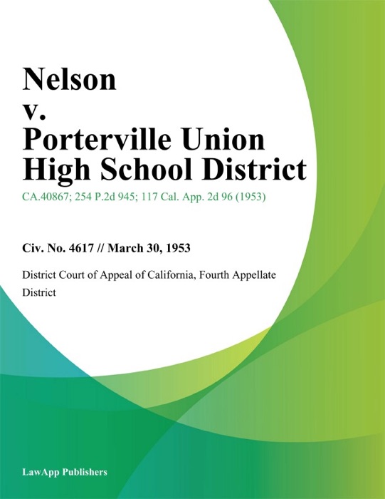 Nelson v. Porterville Union High School District