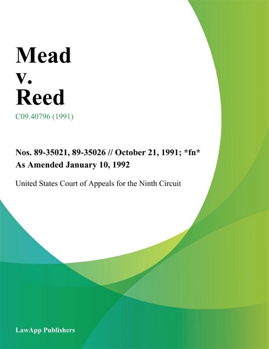 Mead v. Reed