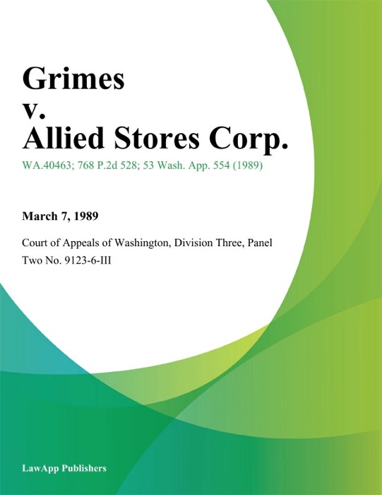 Grimes v. Allied Stores Corp.