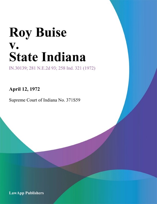 Roy Buise v. State Indiana