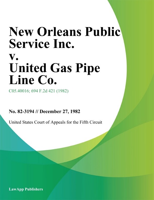 New Orleans Public Service Inc. v. United Gas Pipe Line Co.