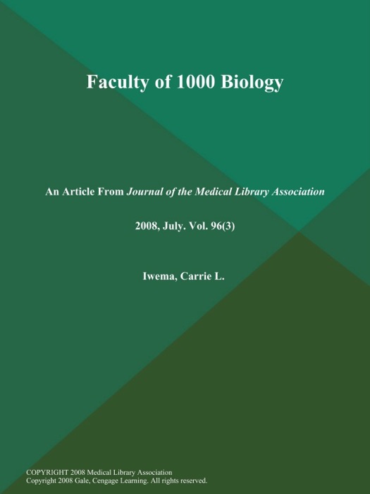Faculty of 1000 Biology