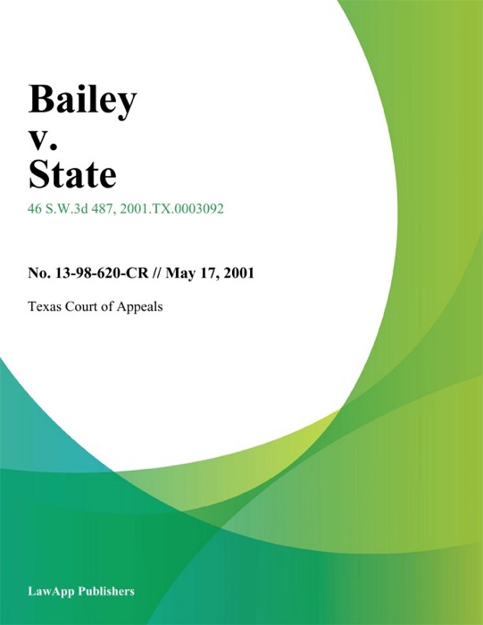 Bailey V. State