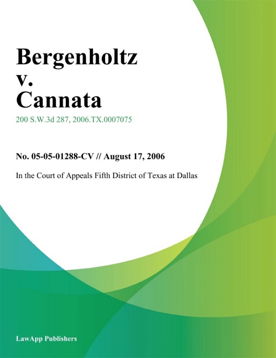 Bergenholtz v. Cannata