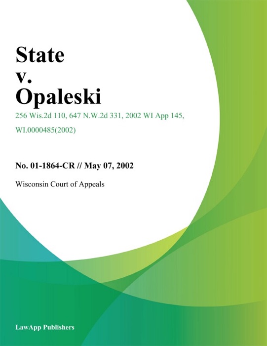 State V. Opaleski