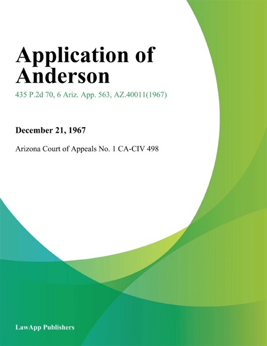Application of Anderson