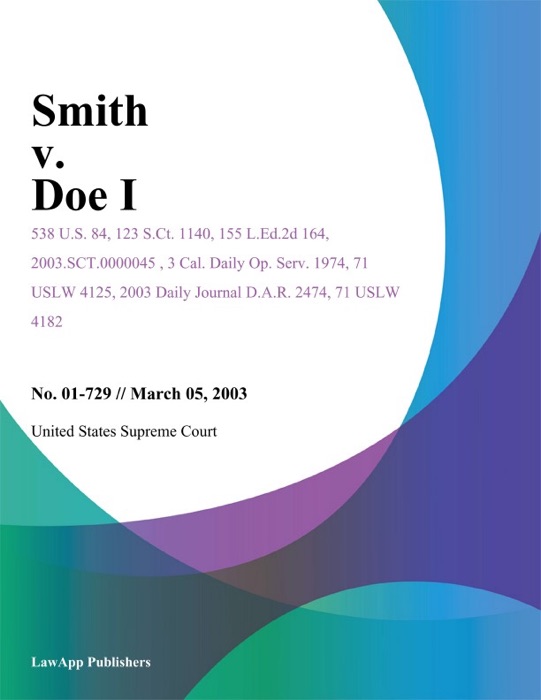 Smith V. Doe I