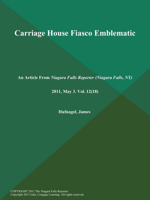 Carriage House Fiasco Emblematic