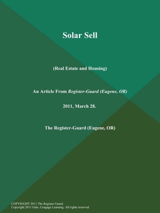 Solar Sell (Real Estate and Housing)