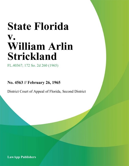 State Florida v. William Arlin Strickland