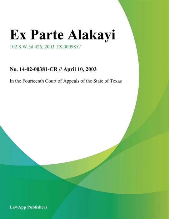 Ex Parte Alakayi