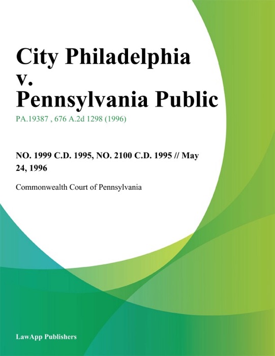 City Philadelphia v. Pennsylvania Public