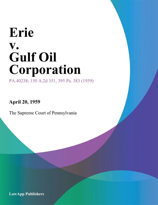 Erie v. Gulf Oil Corporation.