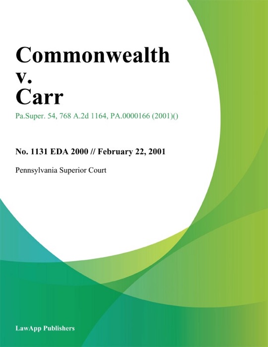 Commonwealth v. Carr