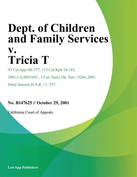 Dept. Of Children And Family Services V. Tricia T.