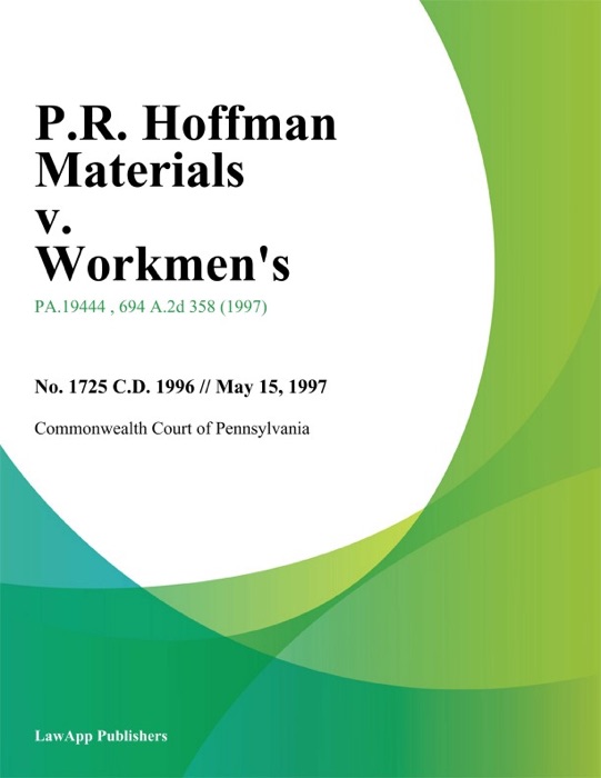 P.R. Hoffman Materials v. Workmen's