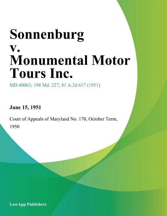 Sonnenburg v. Monumental Motor Tours Inc.