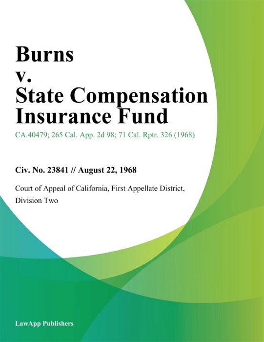 Burns v. State Compensation Insurance Fund