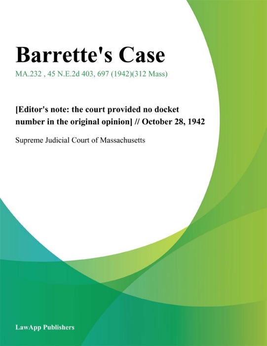 Barrette's Case