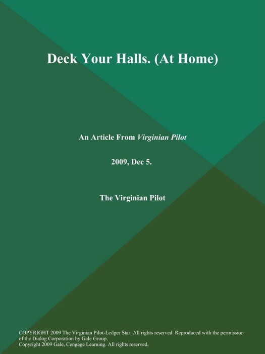 Deck Your Halls (At Home)