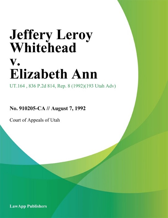 Jeffery Leroy Whitehead v. Elizabeth Ann