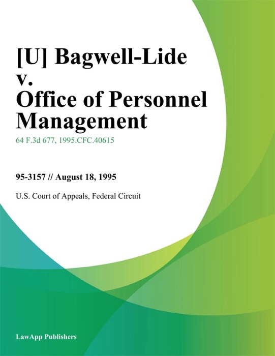 Bagwell-Lide v. office of Personnel Management