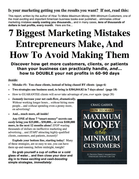 7 Biggest Marketing Mistakes Entrepreneurs Make