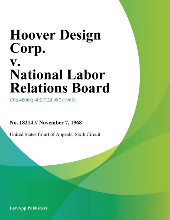 Hoover Design Corp. v. National Labor Relations Board