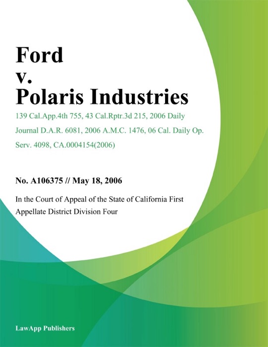 Ford v. Polaris Industries