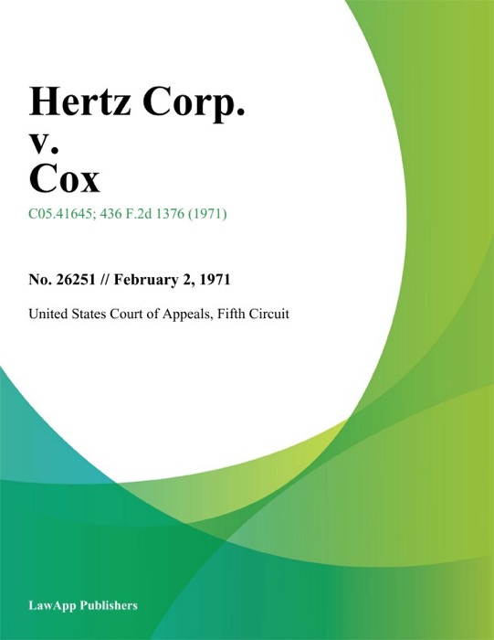 Hertz Corp. v. Cox