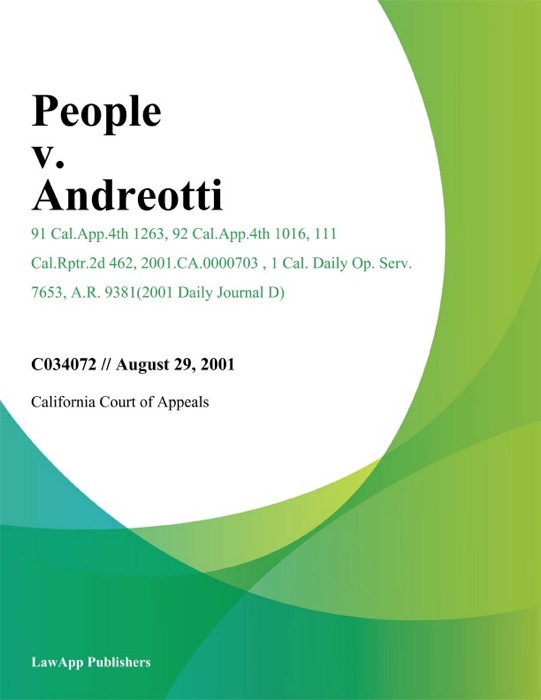 People V. Andreotti