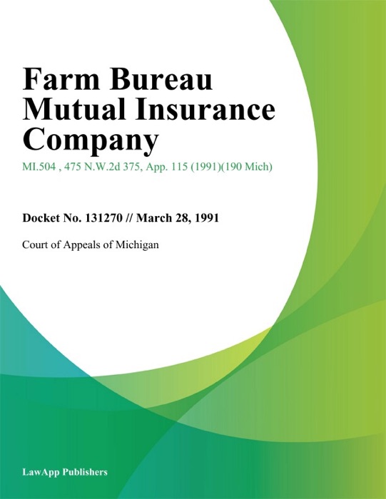 Farm Bureau Mutual Insurance Company