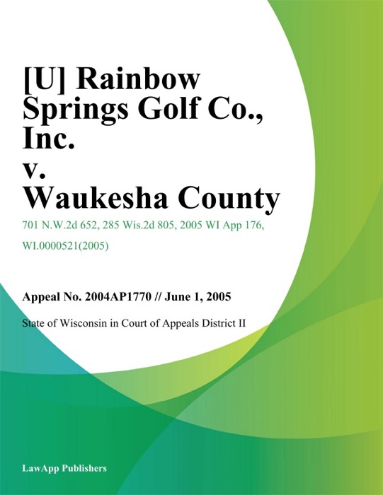 Rainbow Springs Golf Co.