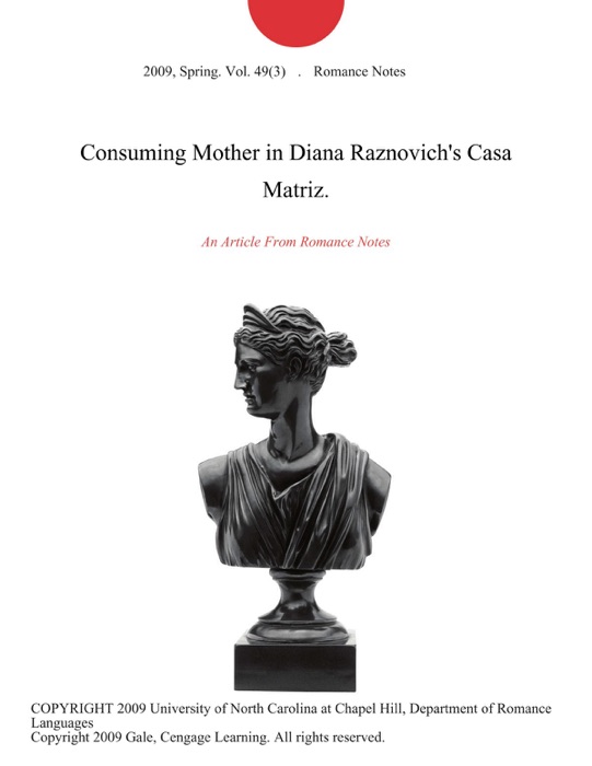 Consuming Mother in Diana Raznovich's Casa Matriz.