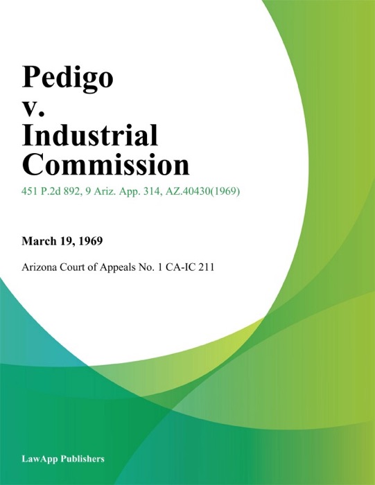 Pedigo v. Industrial Commission