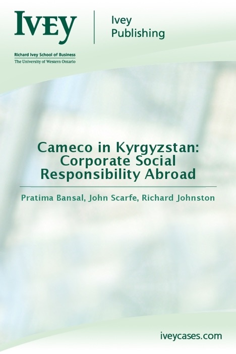 Cameco in Kyrgyzstan: Corporate Social Responsibility Abroad