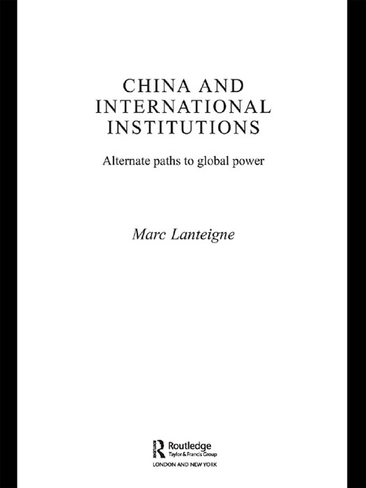 China and International Institutions