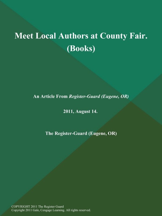 Meet Local Authors at County Fair (Books)