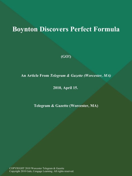 Boynton Discovers Perfect Formula (Go!)