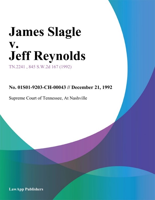 James Slagle v. Jeff Reynolds