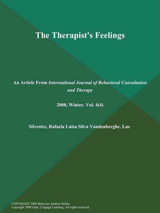 The Therapist's Feelings