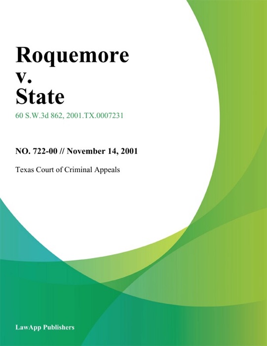 Roquemore V. State