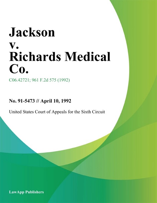 Jackson V. Richards Medical Co.