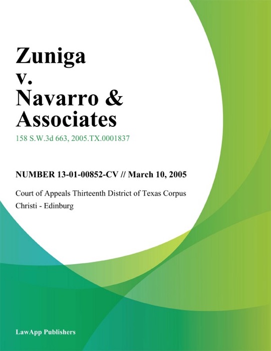 Zuniga v. Navarro & Associates