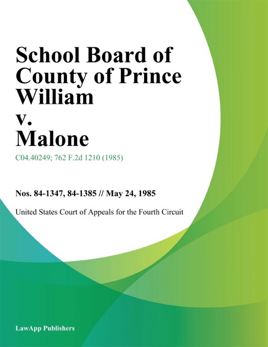 School Board of County of Prince William v. Malone