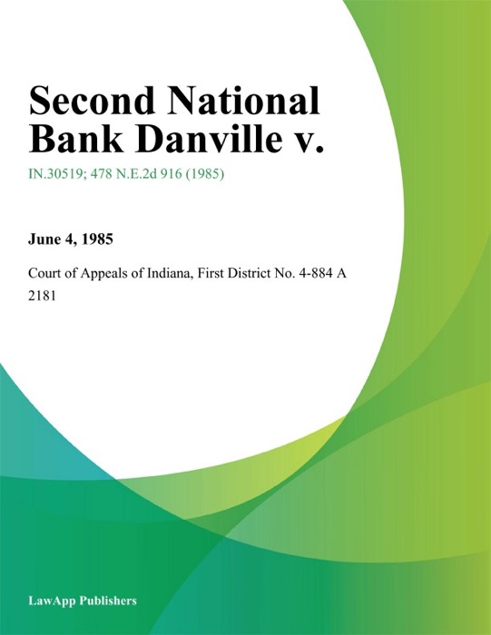 Second National Bank Danville V.