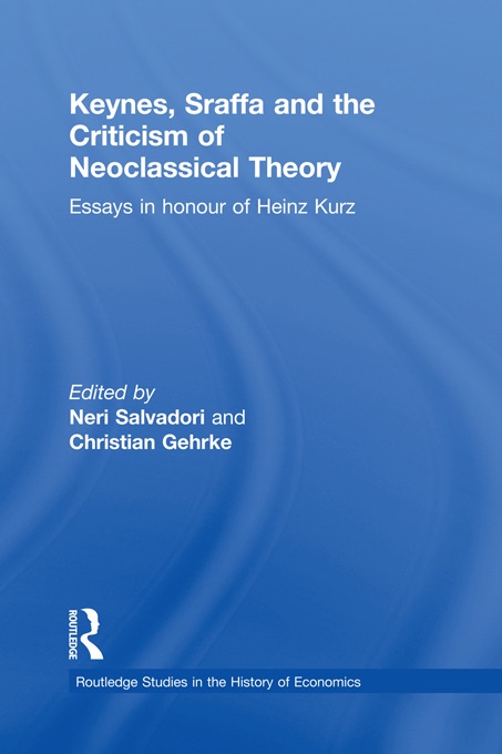 Keynes, Sraffa, and the Criticism of Neoclassical Theory