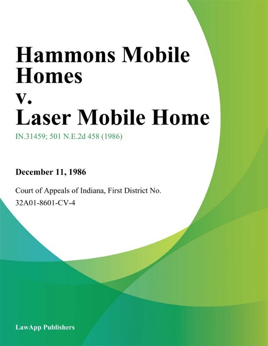 Hammons Mobile Homes v. Laser Mobile Home