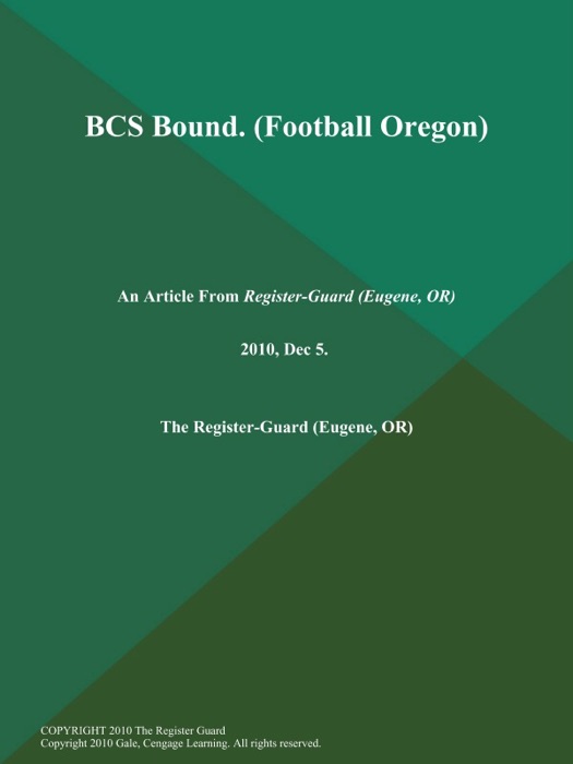 BCS Bound (Football Oregon)