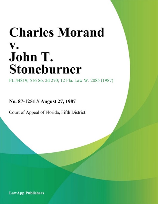 Charles Morand v. John T. Stoneburner